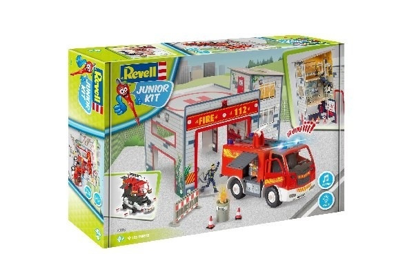 Revell Playset \'Fire Station\' i gruppen SPORT, FRITID & HOBBY / Hobby / Plastik modeller / Juniorsæt hos TP E-commerce Nordic AB (A07466)