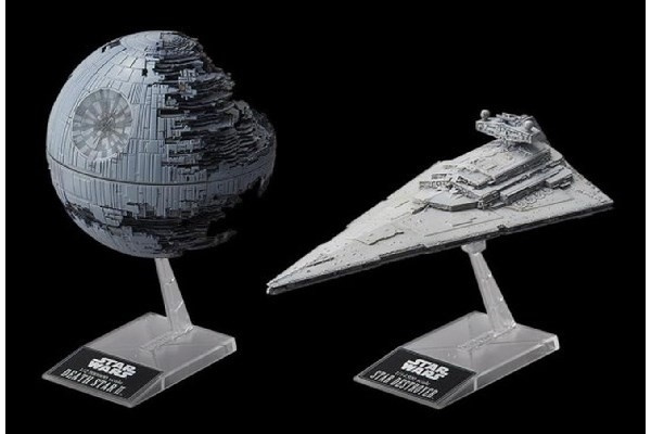 Revell Star Wars Death Star II + Imperial Star Destroyer i gruppen SPORT, FRITID & HOBBY / Hobby / Plastik modeller / Sci-Fi hos TP E-commerce Nordic AB (A07490)