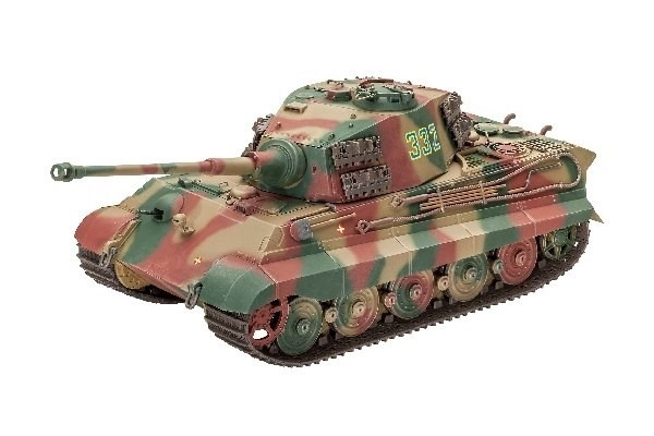 Revell TigerII Ausf,B (Henschel Turret) i gruppen SPORT, FRITID & HOBBY / Hobby / Plastik modeller / Militære køretøjer (land) hos TP E-commerce Nordic AB (A07507)