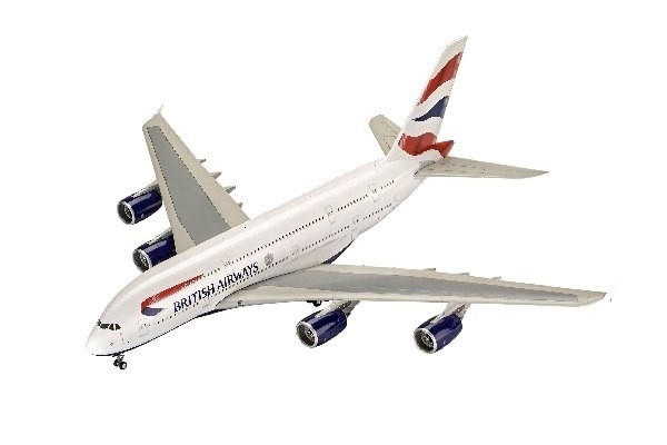 Revell A380-800 British Airways i gruppen SPORT, FRITID & HOBBY / Hobby / Plastik modeller / Fly & Helikoptere hos TP E-commerce Nordic AB (A07650)