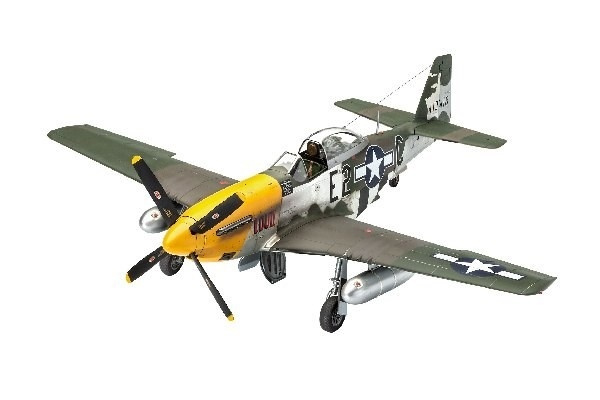 Revell P-51D-5NA Mustang (early version) i gruppen SPORT, FRITID & HOBBY / Hobby / Plastik modeller / Fly & Helikoptere hos TP E-commerce Nordic AB (A07662)