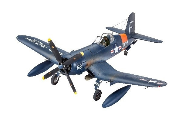 Revell F4U-4 Corsair i gruppen SPORT, FRITID & HOBBY / Hobby / Plastik modeller / Fly & Helikoptere hos TP E-commerce Nordic AB (A07667)