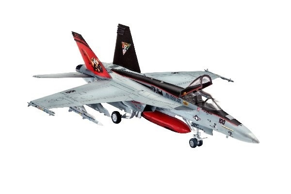 Revell F/A-18E Super Hornet i gruppen SPORT, FRITID & HOBBY / Hobby / Plastik modeller / Fly & Helikoptere hos TP E-commerce Nordic AB (A07681)