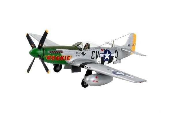 Revell P-51D Mustang i gruppen SPORT, FRITID & HOBBY / Hobby / Plastik modeller / Fly & Helikoptere hos TP E-commerce Nordic AB (A07690)