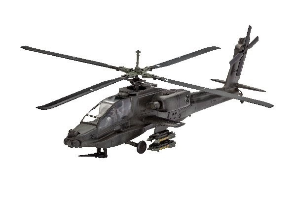 Revell AH-64A Apache i gruppen SPORT, FRITID & HOBBY / Hobby / Plastik modeller / Fly & Helikoptere hos TP E-commerce Nordic AB (A07753)
