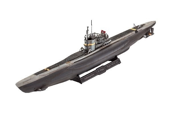 Revell German Submarine Type VII C/41 i gruppen SPORT, FRITID & HOBBY / Hobby / Plastik modeller / Skib hos TP E-commerce Nordic AB (A07771)
