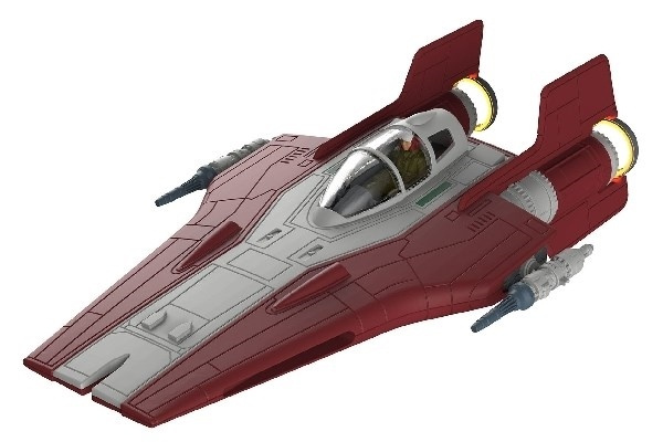 Revell 1:44 Resistance A-wing Fighter, red i gruppen SPORT, FRITID & HOBBY / Hobby / Plastik modeller / Sci-Fi hos TP E-commerce Nordic AB (A07858)