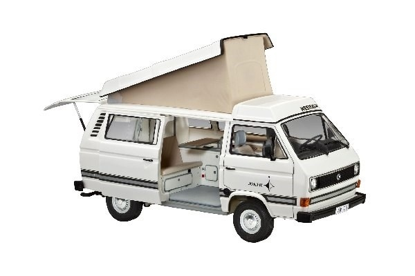 Revell Volkswagen T3 \'Camper\' i gruppen SPORT, FRITID & HOBBY / Hobby / Plastik modeller / Biler hos TP E-commerce Nordic AB (A07898)