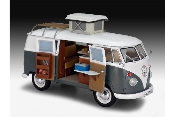 Revell 1:24 VW T1 Camper i gruppen SPORT, FRITID & HOBBY / Hobby / Plastik modeller / Biler hos TP E-commerce Nordic AB (A07931)