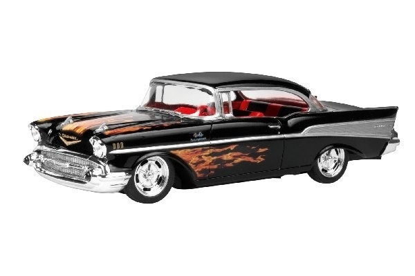 Revell 1957 Chevy Bel Air i gruppen SPORT, FRITID & HOBBY / Hobby / Plastik modeller / Biler hos TP E-commerce Nordic AB (A07956)