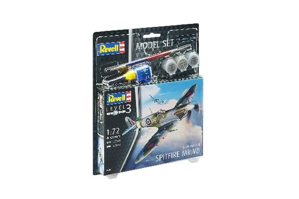 Revell Model Set Supermarine Spitfire M i gruppen SPORT, FRITID & HOBBY / Hobby / Plastik modeller / Startsæt/Gavesæt hos TP E-commerce Nordic AB (A08054)