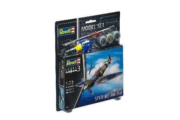 Revell Model Set Spitfire Mk,IIa i gruppen SPORT, FRITID & HOBBY / Hobby / Plastik modeller / Startsæt/Gavesæt hos TP E-commerce Nordic AB (A08073)