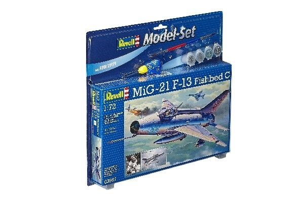 Revell Model Set MiG-21 F-13 Fishbed C i gruppen SPORT, FRITID & HOBBY / Hobby / Plastik modeller / Startsæt/Gavesæt hos TP E-commerce Nordic AB (A08079)