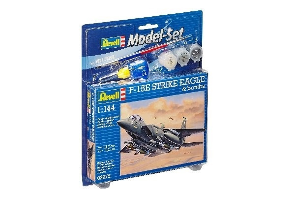 Revell Model Set F-15E STRIKE EAGLE & b i gruppen SPORT, FRITID & HOBBY / Hobby / Plastik modeller / Startsæt/Gavesæt hos TP E-commerce Nordic AB (A08082)