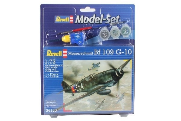 Revell Model Set Messerschmitt Bf-109 i gruppen SPORT, FRITID & HOBBY / Hobby / Plastik modeller / Startsæt/Gavesæt hos TP E-commerce Nordic AB (A08097)