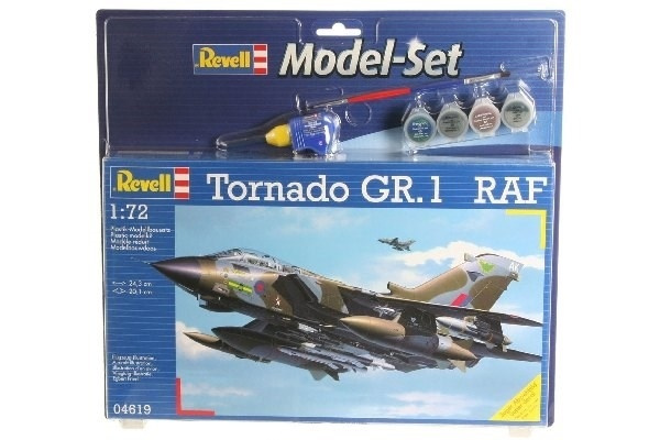 Revell Model Set Tornado GR,1 RAF i gruppen SPORT, FRITID & HOBBY / Hobby / Plastik modeller / Startsæt/Gavesæt hos TP E-commerce Nordic AB (A08103)