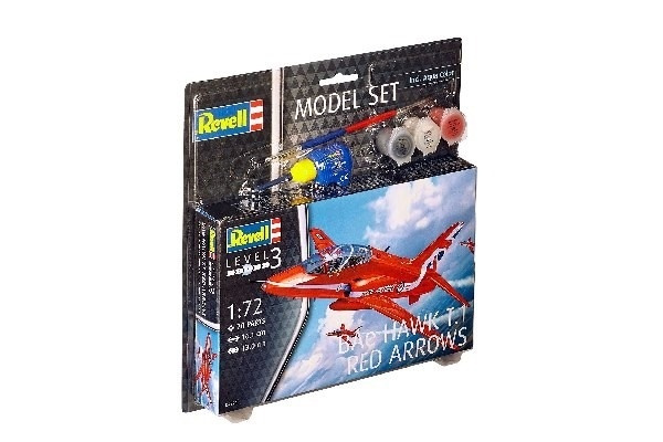 Revell Model Set BAe Hawk T,1 Red Arrow i gruppen SPORT, FRITID & HOBBY / Hobby / Plastik modeller / Startsæt/Gavesæt hos TP E-commerce Nordic AB (A08112)