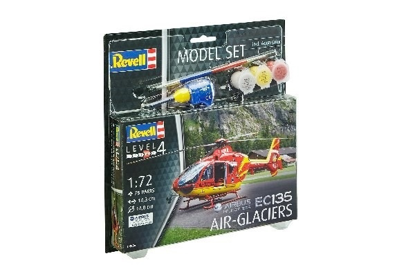 Revell Model Set EC135 AIR-GLACIERS i gruppen SPORT, FRITID & HOBBY / Hobby / Plastik modeller / Startsæt/Gavesæt hos TP E-commerce Nordic AB (A08127)