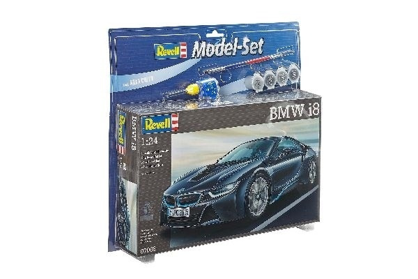 Revell Model Set BMW i8 i gruppen SPORT, FRITID & HOBBY / Hobby / Plastik modeller / Startsæt/Gavesæt hos TP E-commerce Nordic AB (A08149)