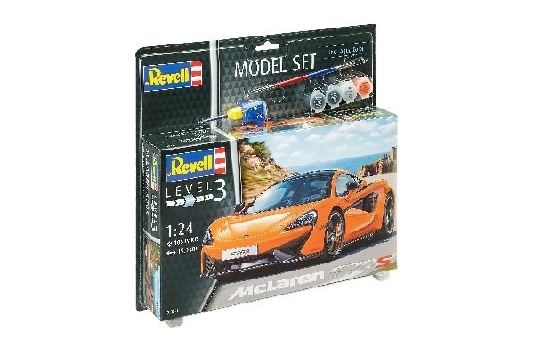 Revell Model Set McLaren 570S i gruppen SPORT, FRITID & HOBBY / Hobby / Plastik modeller / Startsæt/Gavesæt hos TP E-commerce Nordic AB (A08169)