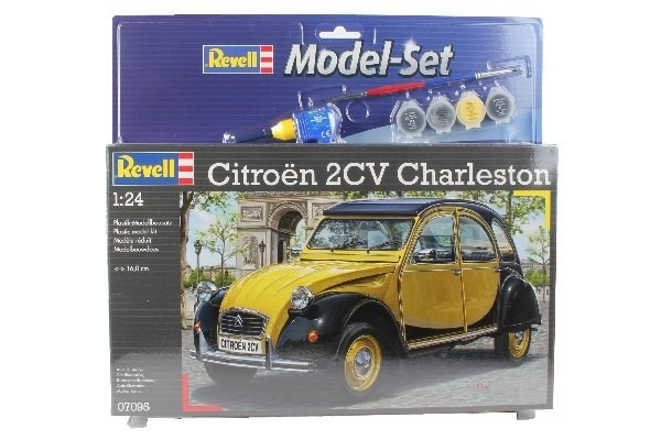 Revell Model Set Citroen 2CV i gruppen SPORT, FRITID & HOBBY / Hobby / Plastik modeller / Startsæt/Gavesæt hos TP E-commerce Nordic AB (A08175)