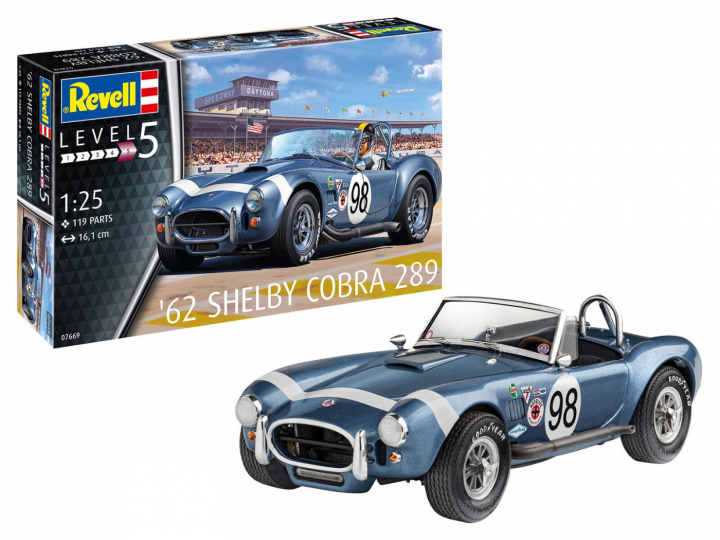 Revell Model Set AC Cobra 289 1:25 i gruppen SPORT, FRITID & HOBBY / Hobby / Plastik modeller / Startsæt/Gavesæt hos TP E-commerce Nordic AB (A08193)