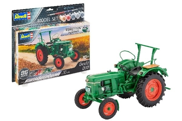 Revell Model Set easy-click Deutz D30 1:24 i gruppen SPORT, FRITID & HOBBY / Hobby / Plastik modeller / Startsæt/Gavesæt hos TP E-commerce Nordic AB (A08204)