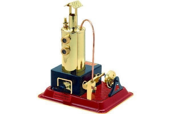 WILESCO Wil D 3 dampmaskine sort/messing i gruppen SPORT, FRITID & HOBBY / Hobby / Dampmaskiner / Damp motorer hos TP E-commerce Nordic AB (A08208)