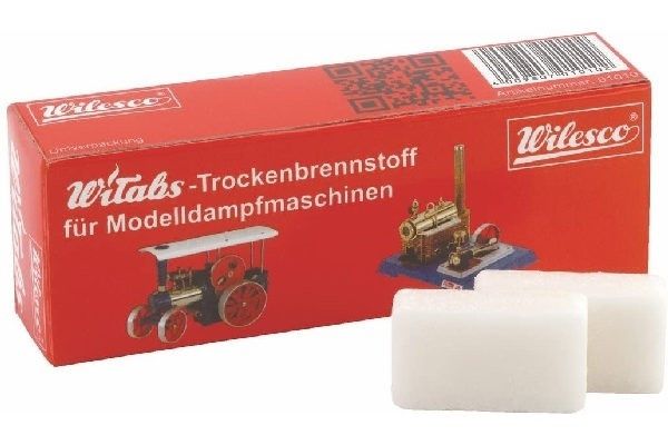 Wilesco Z81 - 12stk WiTabs Brændstof til dampmaskiner, 7g, høj effektivitet i gruppen SPORT, FRITID & HOBBY / Hobby / Dampmaskiner / Tilbehør hos TP E-commerce Nordic AB (A08246)