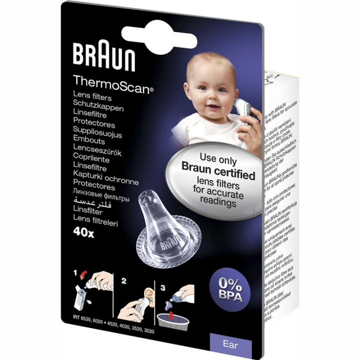 Braun Thermoscan Linsskydd LF 40 i gruppen SKØNHED & HELSE / Helse / Termometer hos TP E-commerce Nordic AB (A08355)