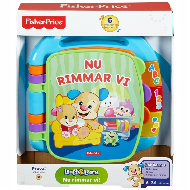 Fisher Price Laugh & Learn Storybook Rhymes i gruppen LEGETØJ, BØRN & BABY / Babyleg (0-3 år) / Aktivitetslegetøj hos TP E-commerce Nordic AB (A08449)