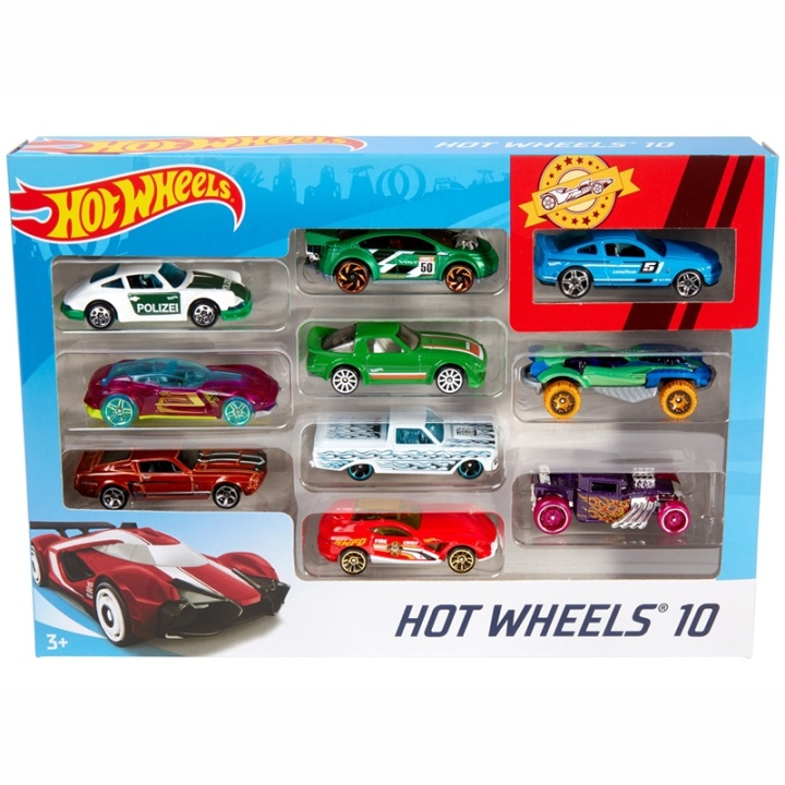 Hot Wheels 10-Pack i gruppen LEGETØJ, BØRN & BABY / Legetøj / Legetøjsbiler hos TP E-commerce Nordic AB (A08485)