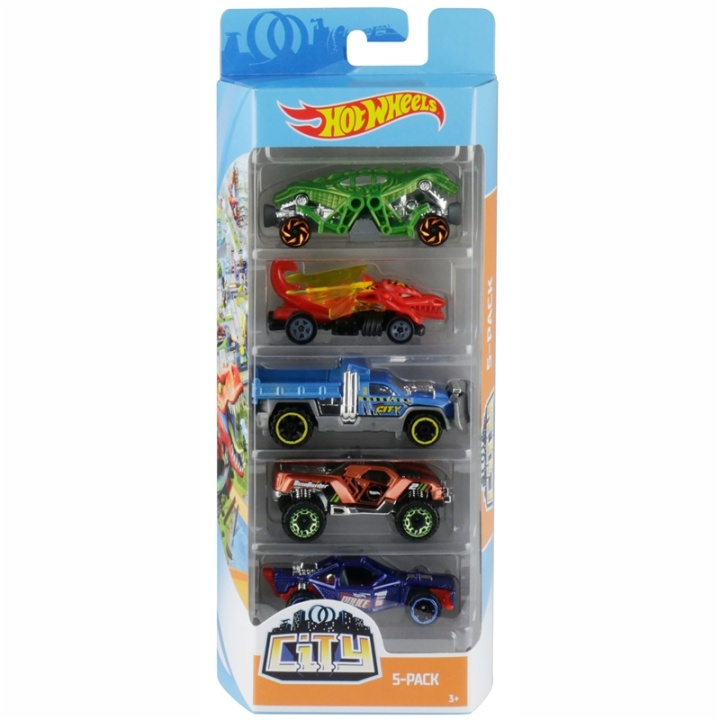 Hot Wheels 5-pack i gruppen LEGETØJ, BØRN & BABY / Legetøj / Legetøjsbiler hos TP E-commerce Nordic AB (A08488)