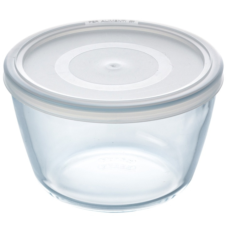 Pyrex Rund form med plastlock 12cm/0 i gruppen HJEM, HUS & HAVE / Køkkenredskaber / Bageplader hos TP E-commerce Nordic AB (A08592)