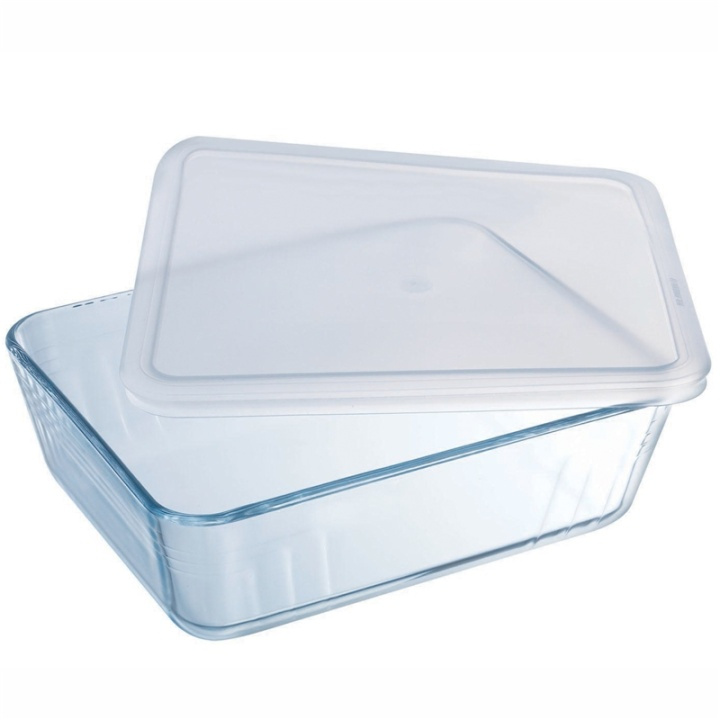 Pyrex Avlång form med plastlock 19x1 i gruppen HJEM, HUS & HAVE / Køkkenredskaber / Bageplader hos TP E-commerce Nordic AB (A08598)