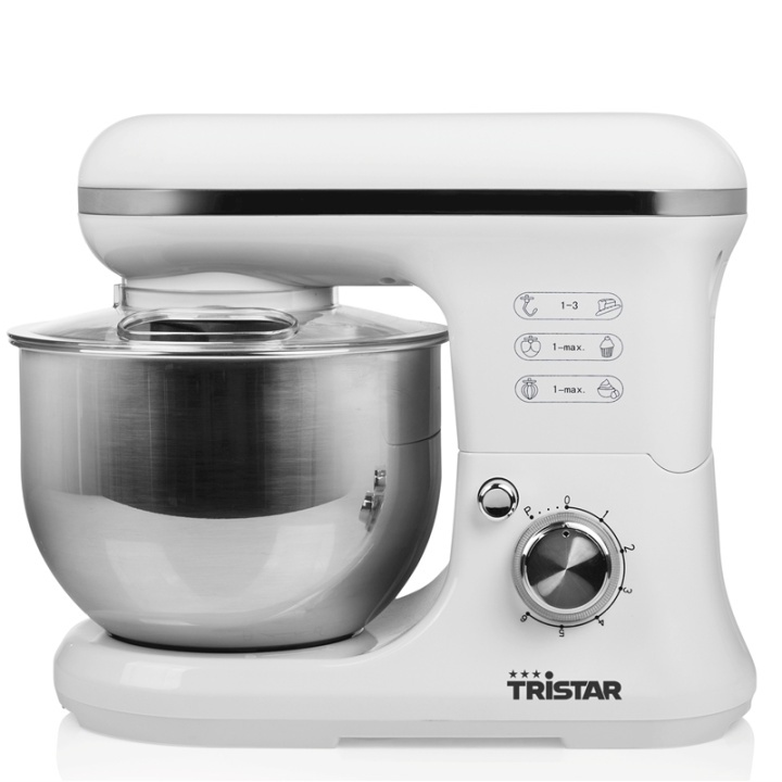 Tristar Köksmaskin 5,0l Rostfri skål M i gruppen HJEM, HUS & HAVE / Husholdningsapparater / Foodprocessor og køkkenassistenter / Køkkenassistenter og tilbehør hos TP E-commerce Nordic AB (A08673)