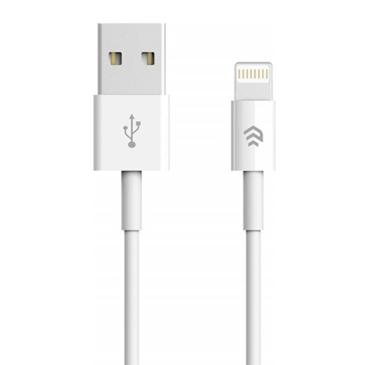 Devia Smart, Lightningkabel (2,1A), 1m, Vit i gruppen SMARTPHONES & TABLETS / Opladere og kabler / Kabler / Kabler Lightning hos TP E-commerce Nordic AB (A08705)