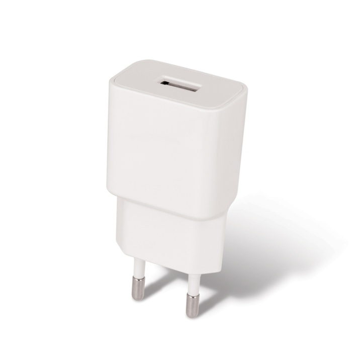 MXTC-01 Vægoplader USB (hurtig opladning 2,1A) + lynkabel, hvid i gruppen SMARTPHONES & TABLETS / Opladere og kabler / Vægoplader / Vægoplader USB hos TP E-commerce Nordic AB (A08735)