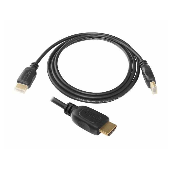 Gulpläterad HDMI-Kabel 1,5m i gruppen HJEMMEELEKTRONIK / Kabler og adaptere / HDMI / Kabler hos TP E-commerce Nordic AB (A08744)