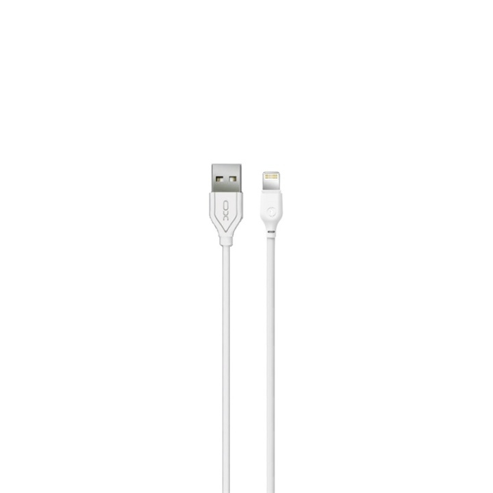 XO NB103 USB - Lightning-kabel (2,1A) 1 m, hvid i gruppen SMARTPHONES & TABLETS / Opladere og kabler / Kabler / Kabler Lightning hos TP E-commerce Nordic AB (A08751)