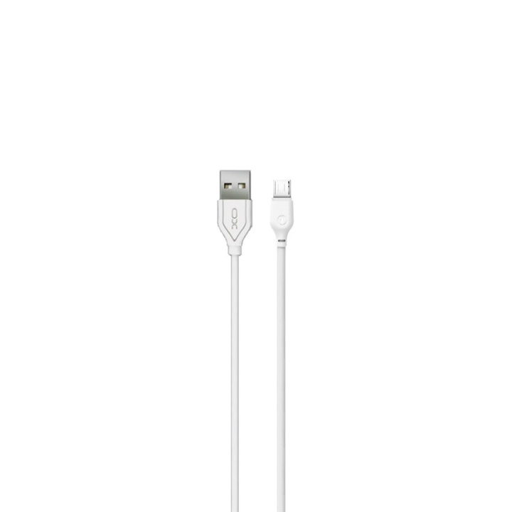 XO NB103 USB - microUSB-kabel (2,1A) 1m, Vit i gruppen SMARTPHONES & TABLETS / Opladere og kabler / Kabler / Kabler microUSB hos TP E-commerce Nordic AB (A08754)