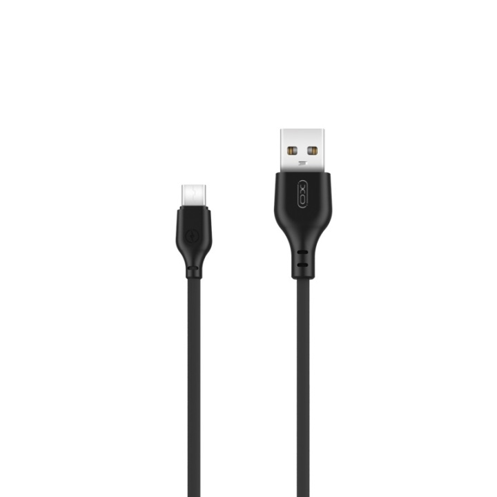 XO NB103 USB - USB-C-kabel (2,1A) 1 m, sort i gruppen SMARTPHONES & TABLETS / Opladere og kabler / Kabler / Kabler Type C hos TP E-commerce Nordic AB (A08756)