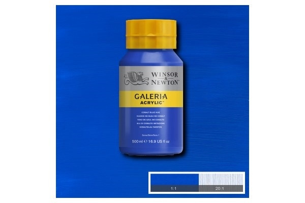 WINSOR Galeria Acrylic 500Ml Cobalt Blue Hue 179 i gruppen SPORT, FRITID & HOBBY / Hobby / Mal & Tegn / Kunstnerfarver / Acryl hos TP E-commerce Nordic AB (A08790)