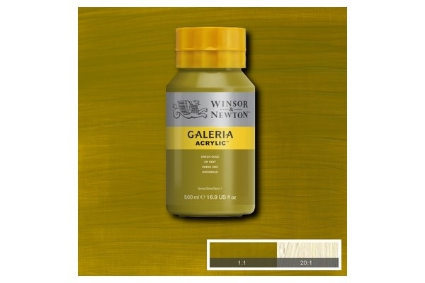 WINSOR Galeria Acrylic 500Ml Green Gold 294 i gruppen SPORT, FRITID & HOBBY / Hobby / Mal & Tegn / Kunstnerfarver / Acryl hos TP E-commerce Nordic AB (A08796)