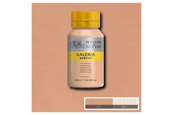 WINSOR Galeria Acrylic 500Ml Pale Terracotta 437 i gruppen SPORT, FRITID & HOBBY / Hobby / Mal & Tegn / Kunstnerfarver / Acryl hos TP E-commerce Nordic AB (A08806)