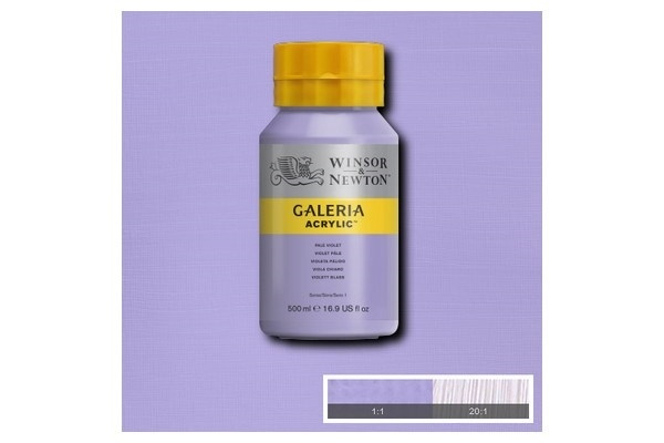 WINSOR Galeria Acrylic 500Ml Pale Violet 444 i gruppen SPORT, FRITID & HOBBY / Hobby / Mal & Tegn / Kunstnerfarver / Acryl hos TP E-commerce Nordic AB (A08808)