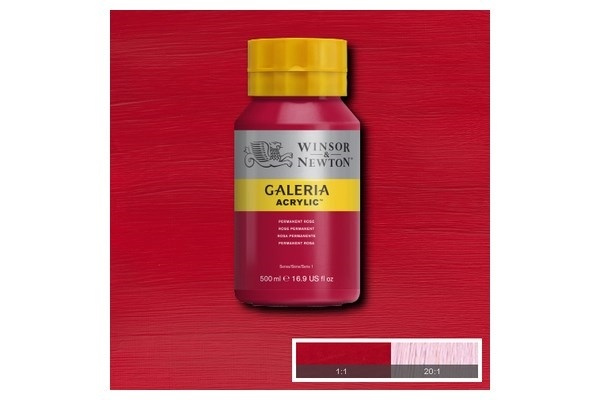 WINSOR Galeria Acrylic 500Ml Perm Rose 502 i gruppen SPORT, FRITID & HOBBY / Hobby / Mal & Tegn / Kunstnerfarver / Acryl hos TP E-commerce Nordic AB (A08818)