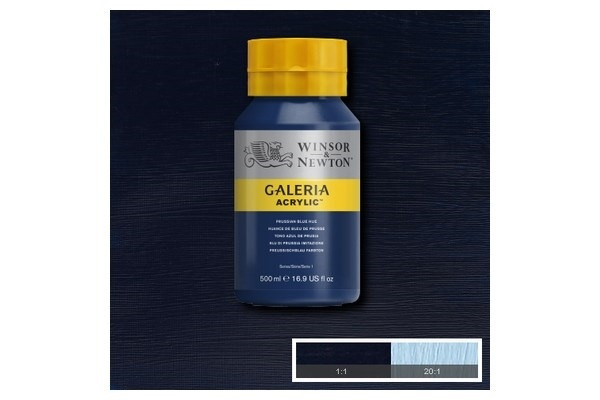 WINSOR Galeria Acrylic 500Ml Prussian Blue Hue 541 i gruppen SPORT, FRITID & HOBBY / Hobby / Mal & Tegn / Kunstnerfarver / Acryl hos TP E-commerce Nordic AB (A08824)