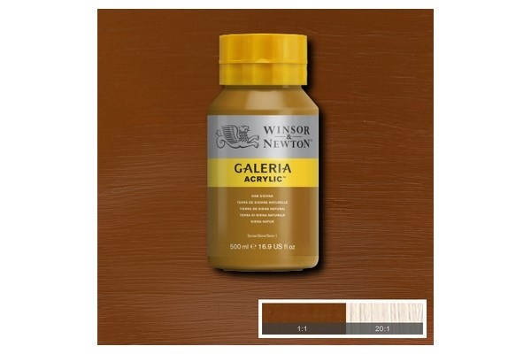 WINSOR Galeria Acrylic 500Ml Raw Sienna 552 i gruppen SPORT, FRITID & HOBBY / Hobby / Mal & Tegn / Kunstnerfarver / Acryl hos TP E-commerce Nordic AB (A08825)