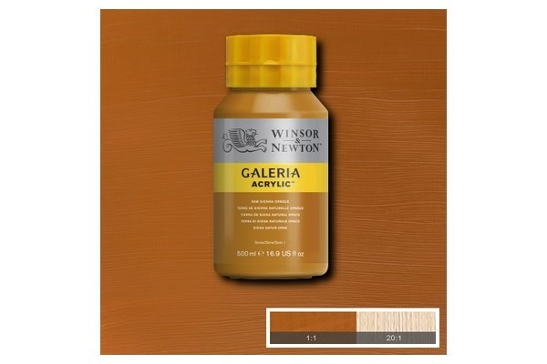 WINSOR Galeria Acrylic 500Ml Raw Sienna Opaque 553 i gruppen SPORT, FRITID & HOBBY / Hobby / Mal & Tegn / Kunstnerfarver / Acryl hos TP E-commerce Nordic AB (A08826)